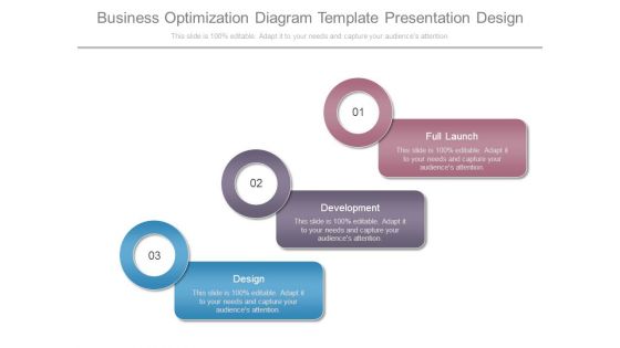 Business Optimization Diagram Template Presentation Design