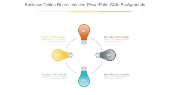 Business Option Representation Powerpoint Slide Backgrounds