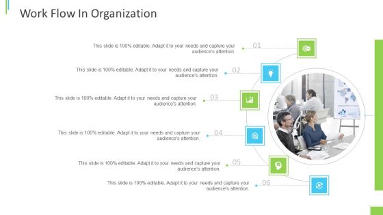 Business Overview PPT Slides Work Flow In Organization Ppt Gallery Portrait PDF