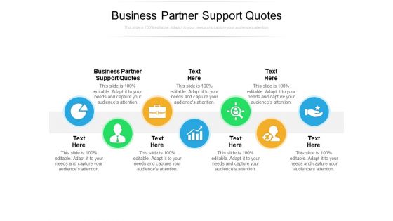 Business Partner Support Quotes Ppt PowerPoint Presentation Infographic Template Designs Download Cpb Pdf