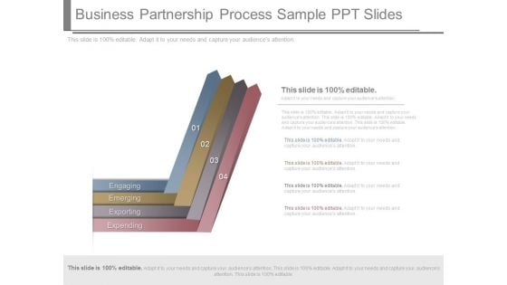 Business Partnership Process Sample Ppt Slides