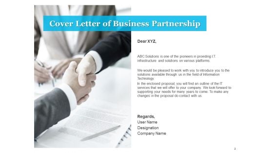 Business Partnership Proposal Ppt PowerPoint Presentation Complete Deck With Slides