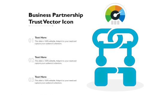 Business Partnership Trust Vector Icon Ppt PowerPoint Presentation Inspiration Slides PDF