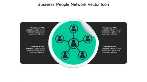 Business People Network Vector Icon Ppt PowerPoint Presentation Gallery Graphics Template PDF