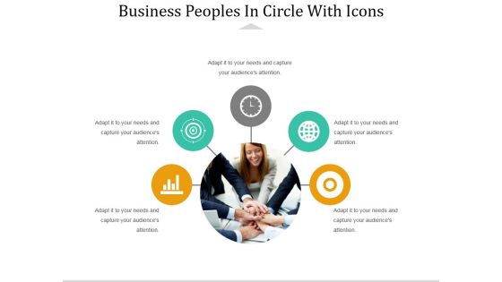 Business Peoples In Circle With Icons Ppt PowerPoint Presentation Gallery Background