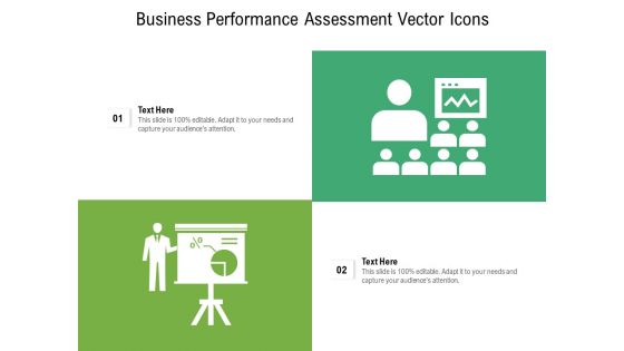 Business Performance Assessment Vector Icons Ppt PowerPoint Presentation File Graphics PDF