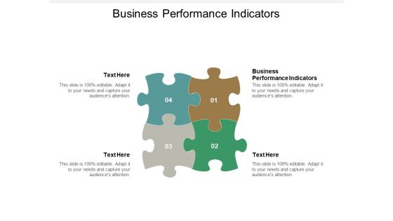 Business Performance Indicators Ppt PowerPoint Presentation Visual Aids Diagrams Cpb