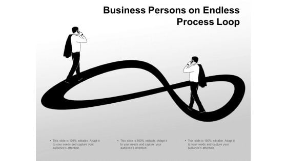 Business Persons On Endless Process Loop Ppt Powerpoint Presentation Inspiration Template