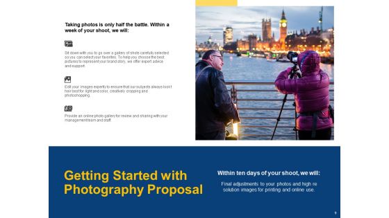 Business Photography Proposal Template Ppt PowerPoint Presentation Complete Deck With Slides