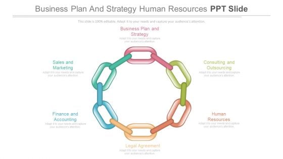 Business Plan And Strategy Human Resources Ppt Slide