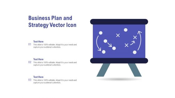 Business Plan And Strategy Vector Icon Ppt PowerPoint Presentation Pictures Deck