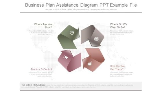 Business Plan Assistance Diagram Ppt Example File