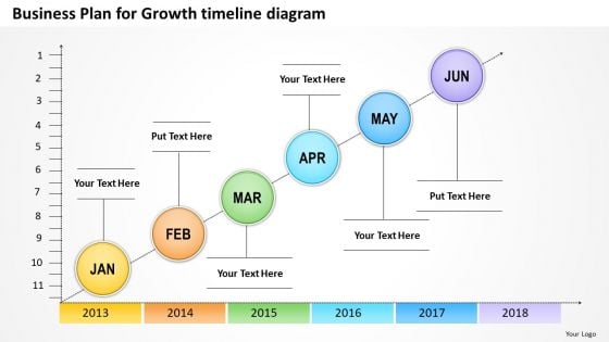 Business Plan For Growth Timeline Diagram PowerPoint Templates Ppt Slides Graphics