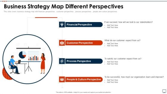 Business Plan Methods Tools And Templates Set 2 Business Strategy Map Different Perspectives Information PDF