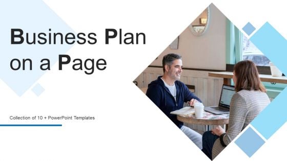 Business Plan On A Page Ppt PowerPoint Presentation Complete With Slides