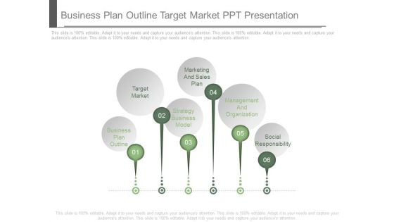 Business Plan Outline Target Market Ppt Presentation