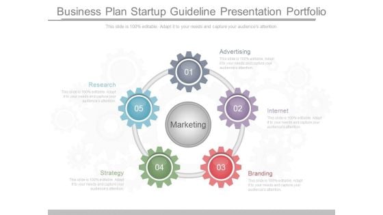 Business Plan Startup Guideline Presentation Portfolio