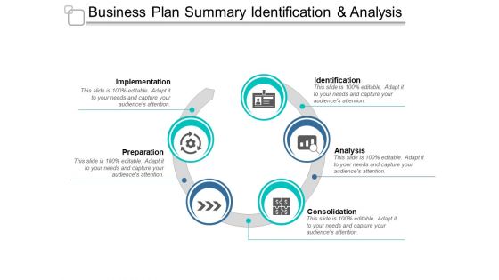 Business Plan Summary Identification And Analysis Ppt Powerpoint Presentation Infographic Template Portfolio