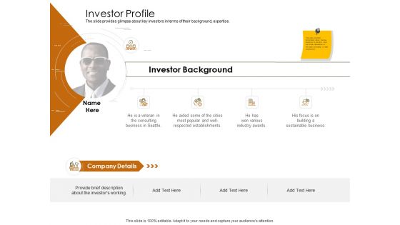 Business Planning And Strategy Playbook Investor Profile Introduction PDF Business Planning And Strategy Playbook Investor Profile Introduction PDF