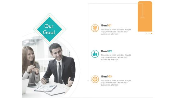 Business Planning And Strategy Playbook Our Goal Ppt PowerPoint Presentation Styles Ideas PDF Business Planning And Strategy Playbook Our Goal Ppt PowerPoint Presentation Styles Ideas PDF