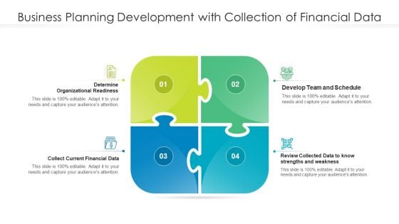 Business Planning Development With Collection Of Financial Data Ppt Model PDF