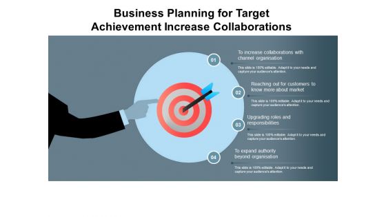 Business Planning For Target Achievement Increase Collaborations Ppt PowerPoint Presentation Pictures Maker