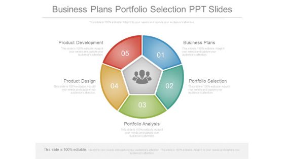 Business Plans Portfolio Selection Ppt Slides