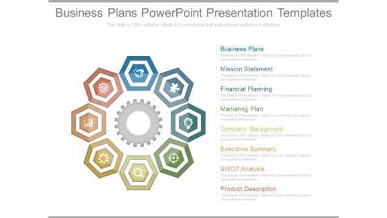 Business Plans Powerpoint Presentation Templates Business Plans Powerpoint Presentation Templates