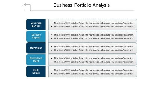 Business Portfolio Analysis Ppt PowerPoint Presentation File Layouts