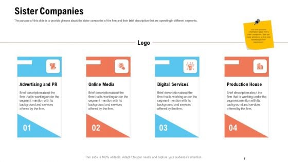 Business Portfolio For Event Management Enterprise Sister Companies Diagrams PDF Business Portfolio For Event Management Enterprise Sister Companies Diagrams PDF