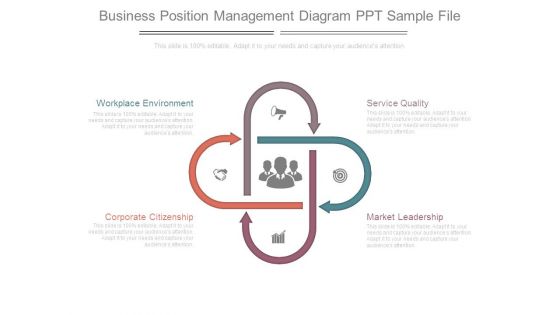 Business Position Management Diagram Ppt Sample File