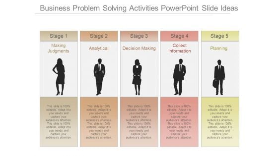 Business Problem Solving Activities Powerpoint Slide Ideas