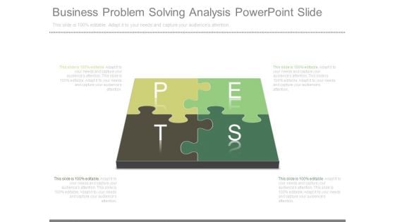 Business Problem Solving Analysis Powerpoint Slide