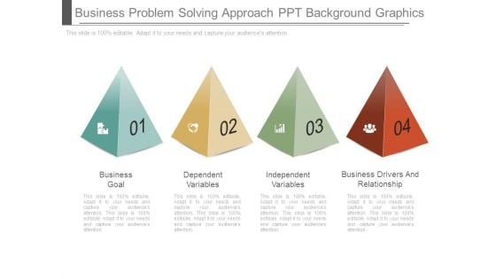 Business Problem Solving Approach Ppt Background Graphics