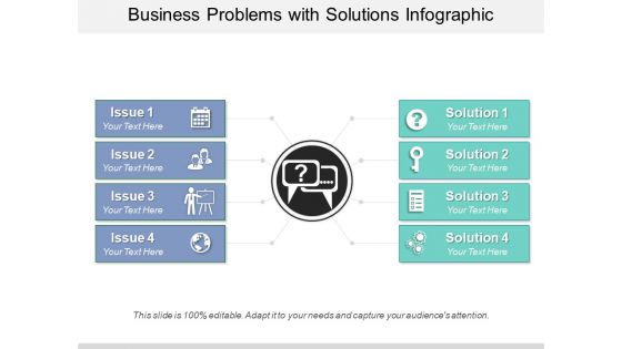 Business Problems With Solutions Infographic Ppt PowerPoint Presentation Slides Graphic Tips PDF Business Problems With Solutions Infographic Ppt PowerPoint Presentation Slides Graphic Tips PDF