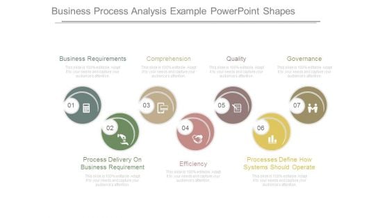 Business Process Analysis Example Powerpoint Shapes