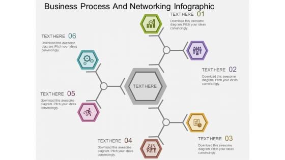 Business Process And Networking Infographic Powerpoint Templates