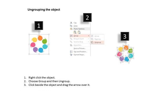 Business Process Circle With Icons Powerpoint Template