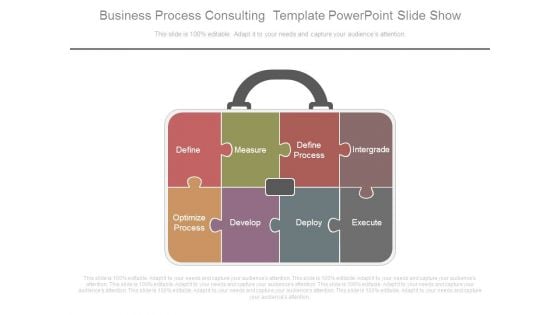 Business Process Consulting Template Powerpoint Slide Show