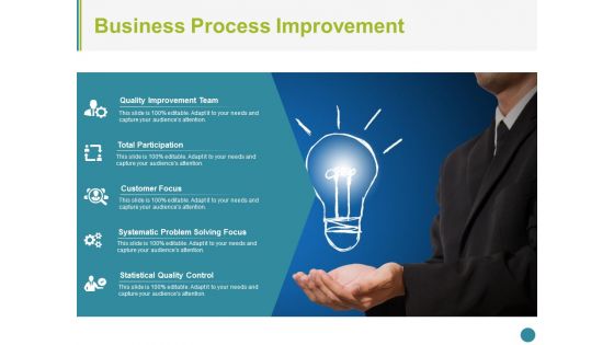 Business Process Improvement Ppt PowerPoint Presentation Portfolio Clipart Images