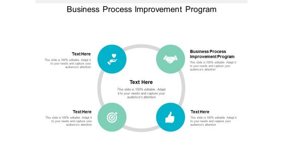 Business Process Improvement Program Ppt PowerPoint Presentation Pictures Layout Ideas Cpb