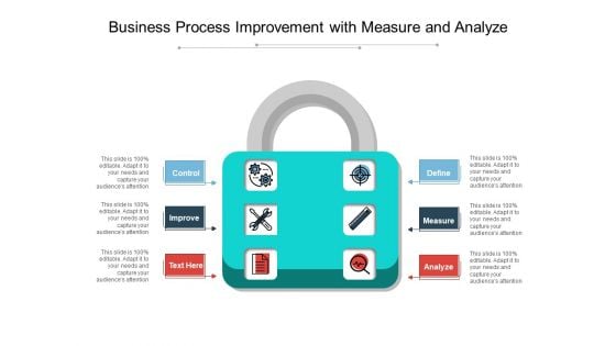 Business Process Improvement With Measure And Analyze Ppt PowerPoint Presentation Summary Visual Aids PDF