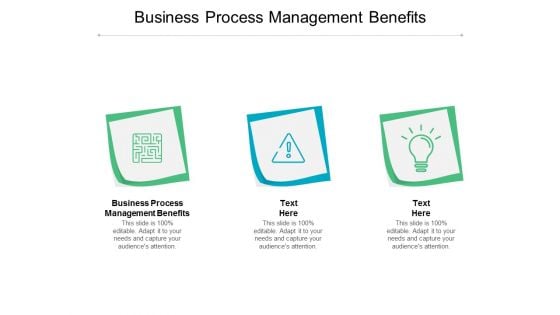 Business Process Management Benefits Ppt PowerPoint Presentation Pictures Files Cpb