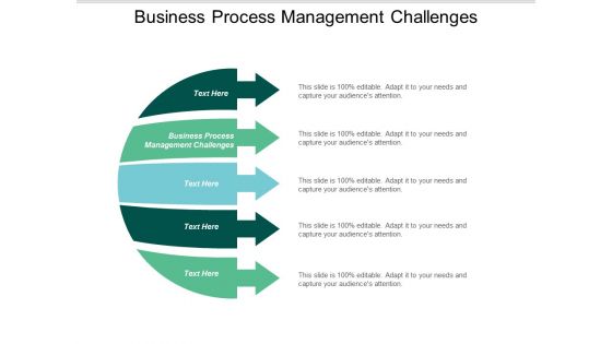 Business Process Management Challenges Ppt Powerpoint Presentation Gallery Pictures Cpb