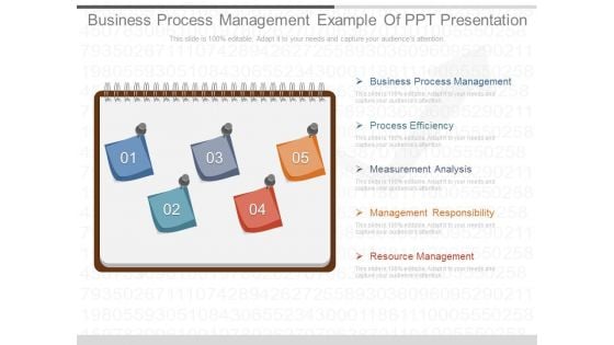 Business Process Management Example Of Ppt Presentation