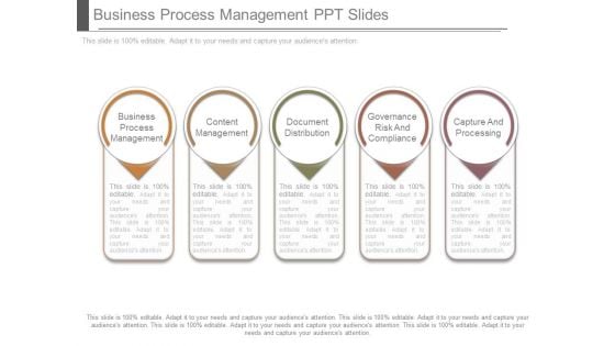 Business Process Management Ppt Slides