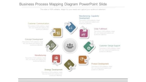 Business Process Mapping Diagram Powerpoint Slide Business Process Mapping Diagram Powerpoint Slide