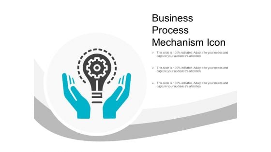 Business Process Mechanism Icon Ppt Powerpoint Presentation Icon Mockup