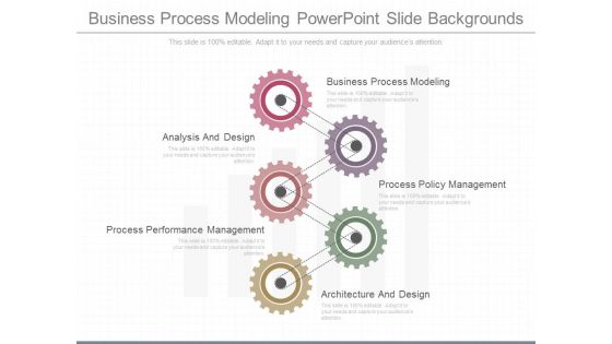 Business Process Modeling Powerpoint Slide Backgrounds