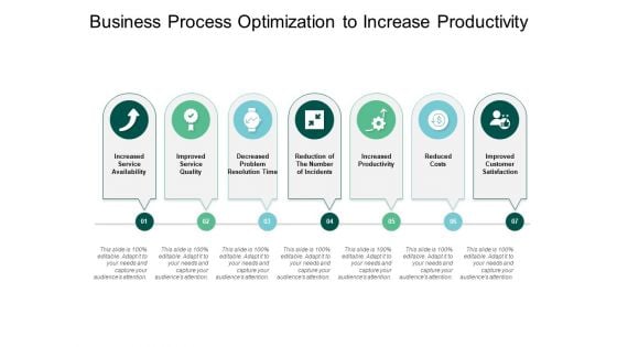 Business Process Optimization To Increase Productivity Ppt Powerpoint Presentation File Show